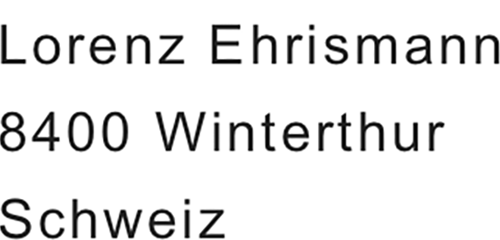Name und Adresse